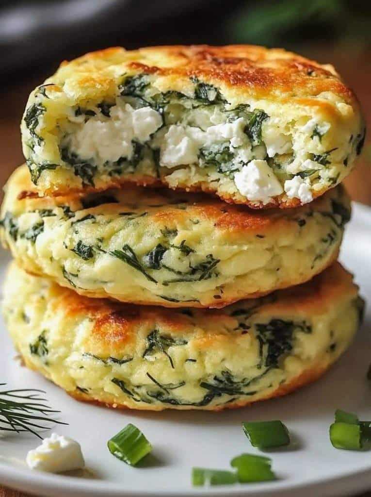 Golden-brown spinach and feta cookies made with fresh dill, scallions, and Greek yogurt for a flaky, savory snack or appetizer.